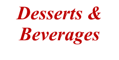 Desserts & Beverages